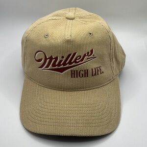 Miller High Life tan trucker hat